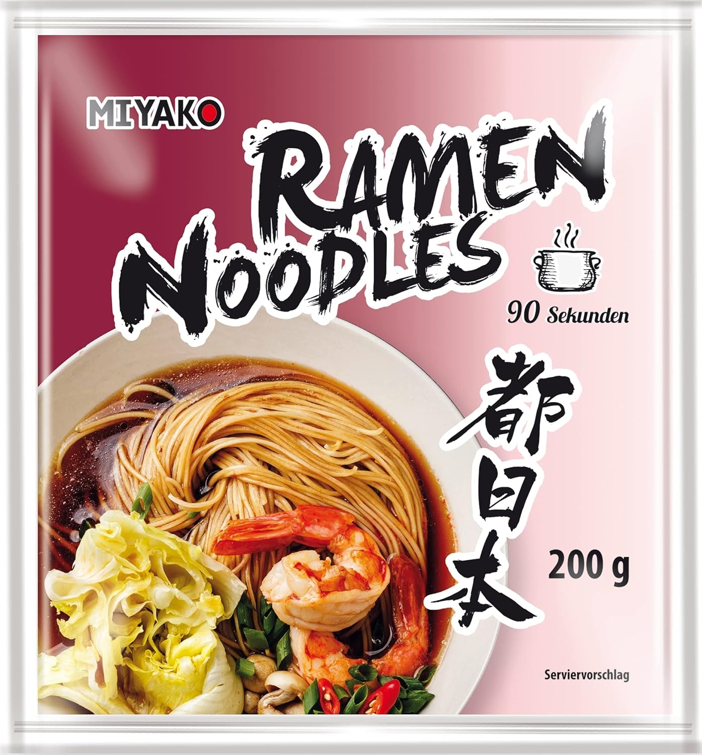 Miyako Ramen nudlar i japansk stil 12-pack (12 x 200 g)
