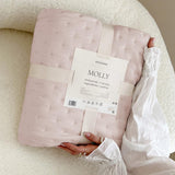 Molly Elegant överkast i pulverrosa 170 X 210 cm Överkast Mångsidig som överkast eller soffa Överkast för säng och sofffilt Stil Perfekt som överkast Sängar och filtar Besuche den ROOM99-Store