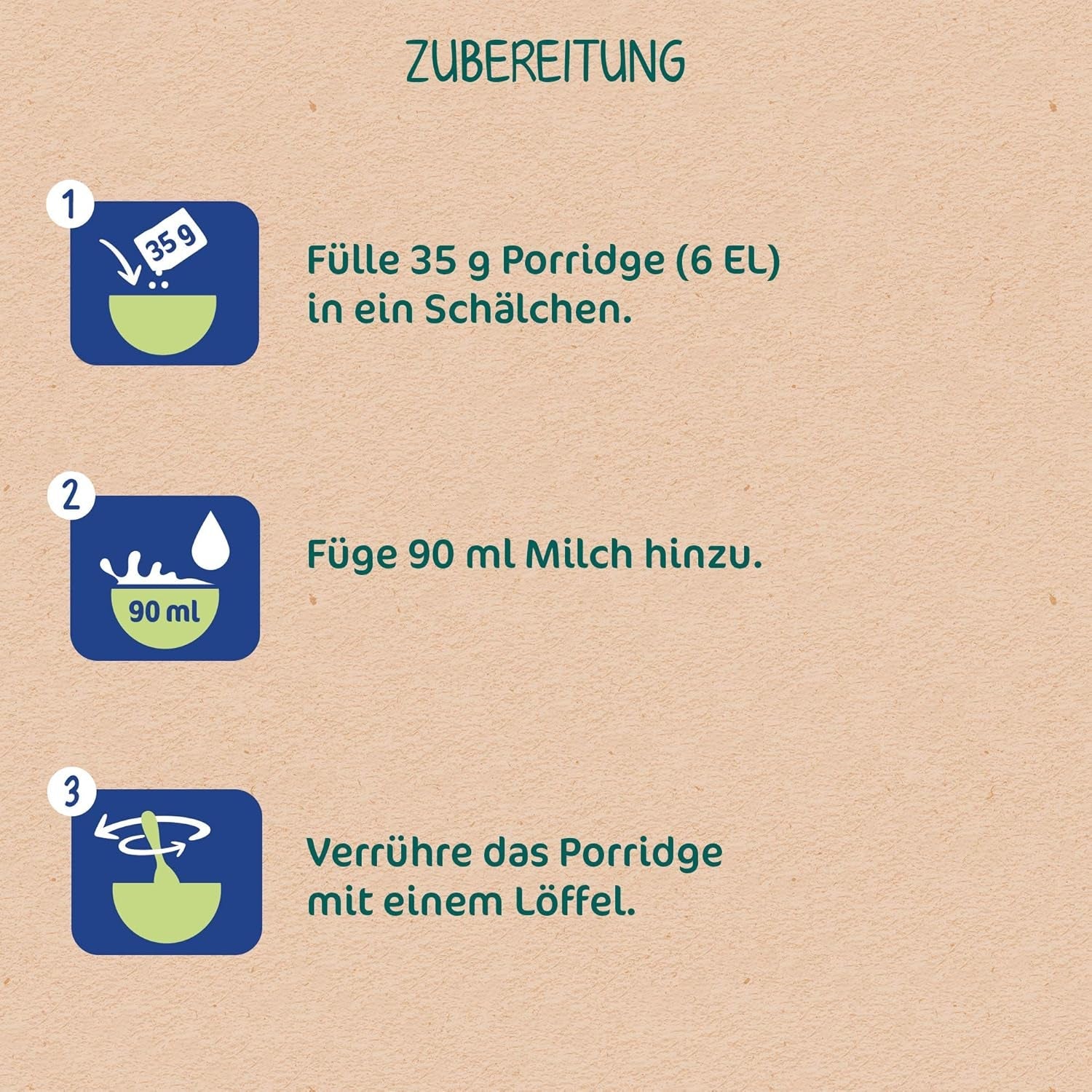 Milupa babygröt - havre- och fruktgröt 10 månader till 3 år barnmat 1 x 400 g (förpackning med 2)
