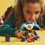 LEGO NINJAGO Zanes Action Mech - Ninja leksak med 3 minifigurer för rollspel - Litet set att bygga och leka för barn - Presentidé för pojkar och flickor från 6 år 71827 Byggset Besuche den LEGO-Store