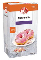 RUF regnbågsfärgade sockerströssel, 1 kilo strössel Naty Shop Nonpareilles