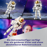 LEGO Creator 3In1 rymdastronautleksak, hund- och rymdskeppsmodellsats för barn, dagisdekorationer, kreativ present för pojkar och flickor 9 år gamla 31152 Byggset Besuche den LEGO-Store