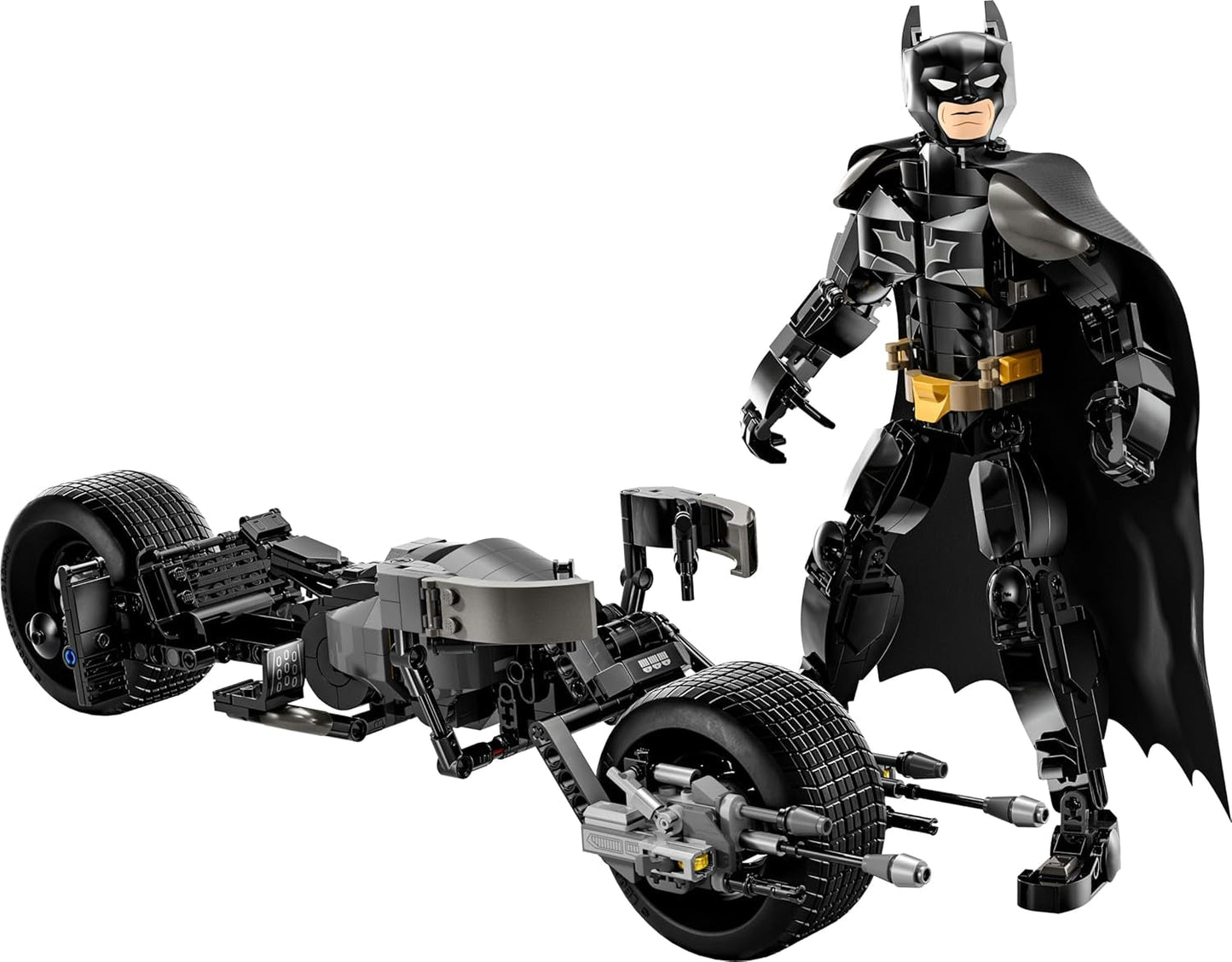 LEGO DC Batman: Batman byggklossar med batpod, superhjältefilmleksak, äventyrslekset för barn, present till pojkar och flickor 76273 Byggset Besuche den LEGO-Store