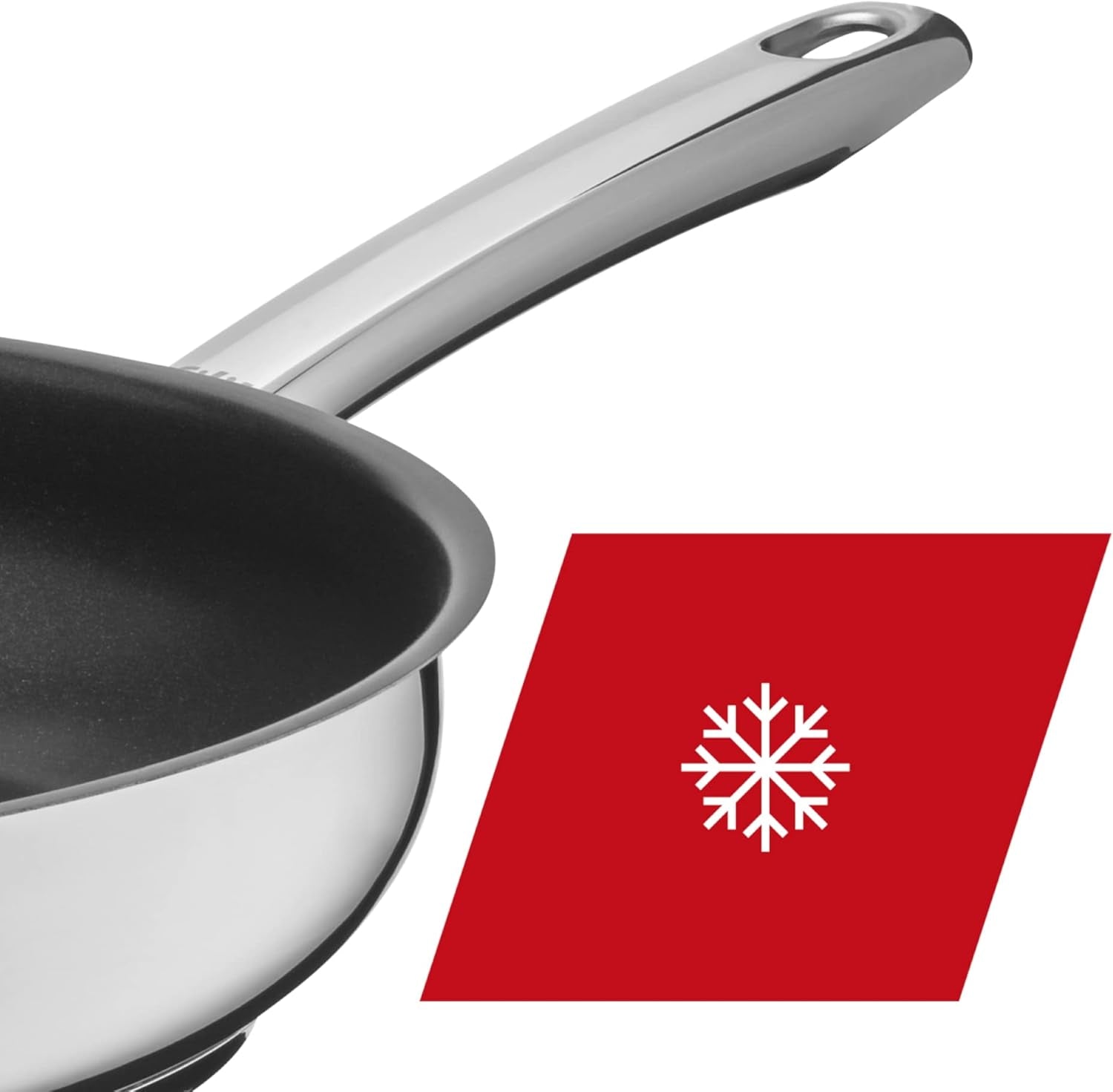 Induktionspanna Silit Talis 24 cm, rostfritt stål, keramisk beläggning, ugnsfast grytor och stekpannor Naty Shop