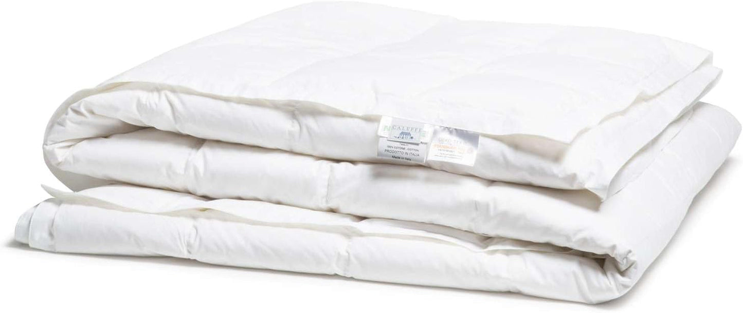 Caleffi Outlet ejderdun, bomull, enkelsäng Täcken och täcken Naty Shop