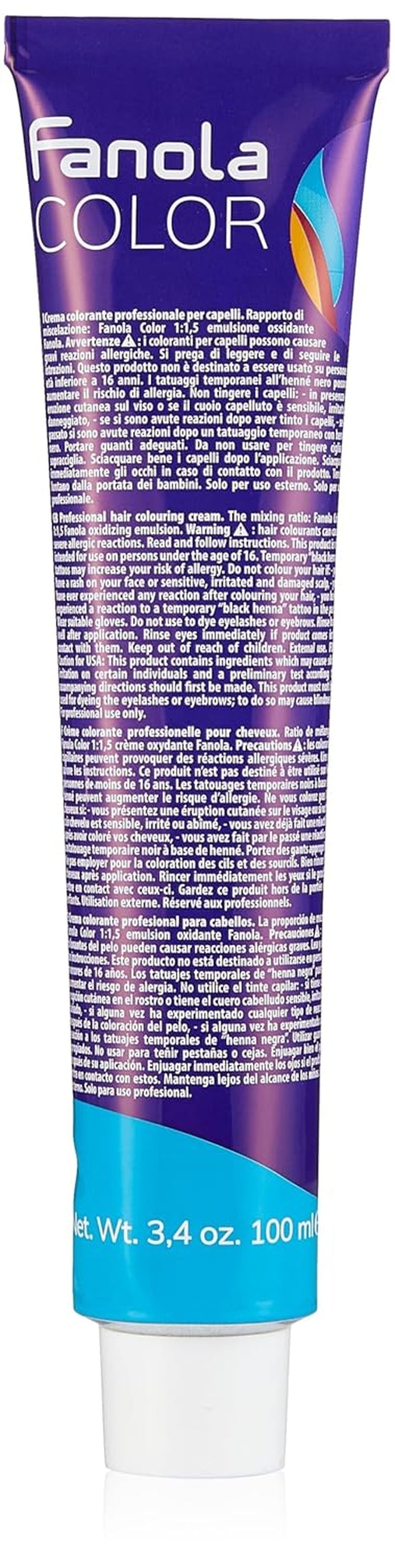 Fanola crema colore Färgkräm 7.0 Blond, 100 ml
