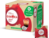 Gimoka Kompostierbare Kaffeepads, Gran Bar Intenso Kaffeemischung, Intensität 12-100 Pads - Kompatibel med ESE System Papier Pads 44 mm