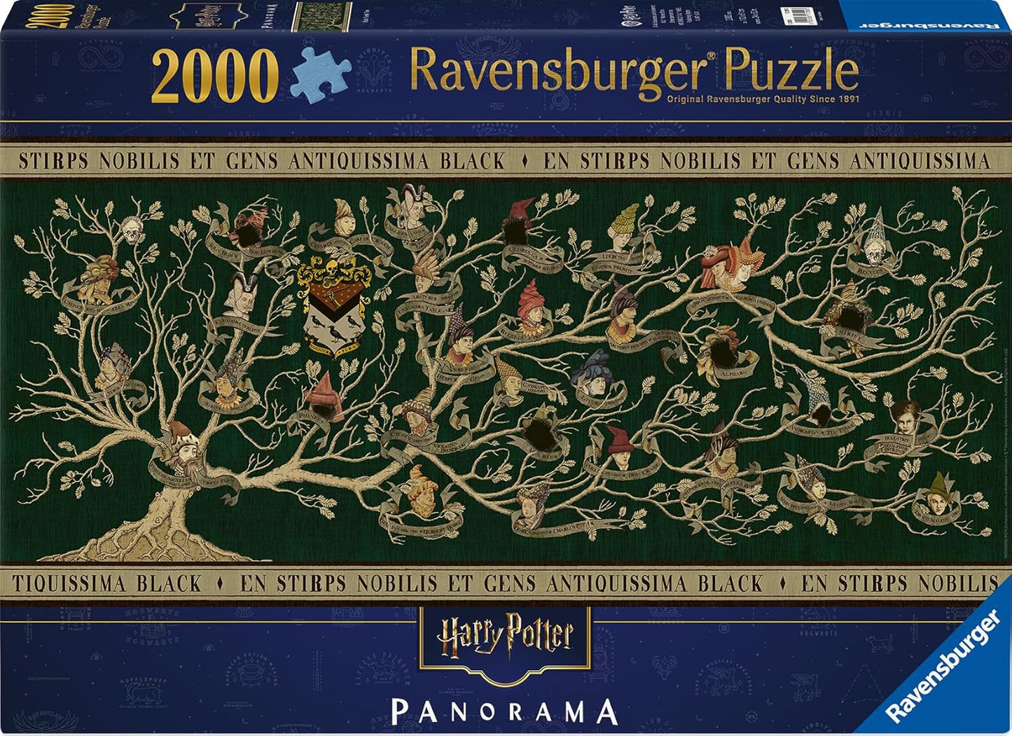 Ravensburger Puzzle 17299 - Family Tree - Panorama Harry Potter 2000-bitars pussel för vuxna och barn från 14 år Puzzle Naty Shop