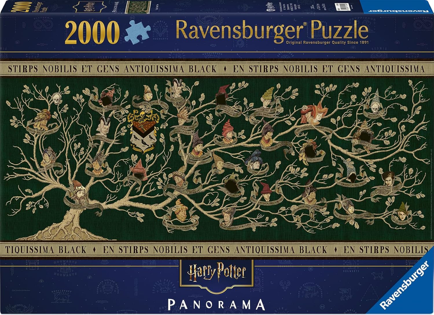Ravensburger Puzzle 17299 - Family Tree - Panorama Harry Potter 2000-bitars pussel för vuxna och barn från 14 år Puzzle Naty Shop