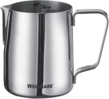 Westmark Brasilia Mjölkkaraff 200 ml - idealisk för kaffegrädde, mjölk, honung och andra kaffe- och tetillsatser, baristatillbehör - rostfritt stål