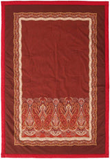BASSETTI rutig bomull SABBIONETA färg BLÅ B3 storlek 135X190 Täcken och täcken Naty Shop Bordeaux 135X190