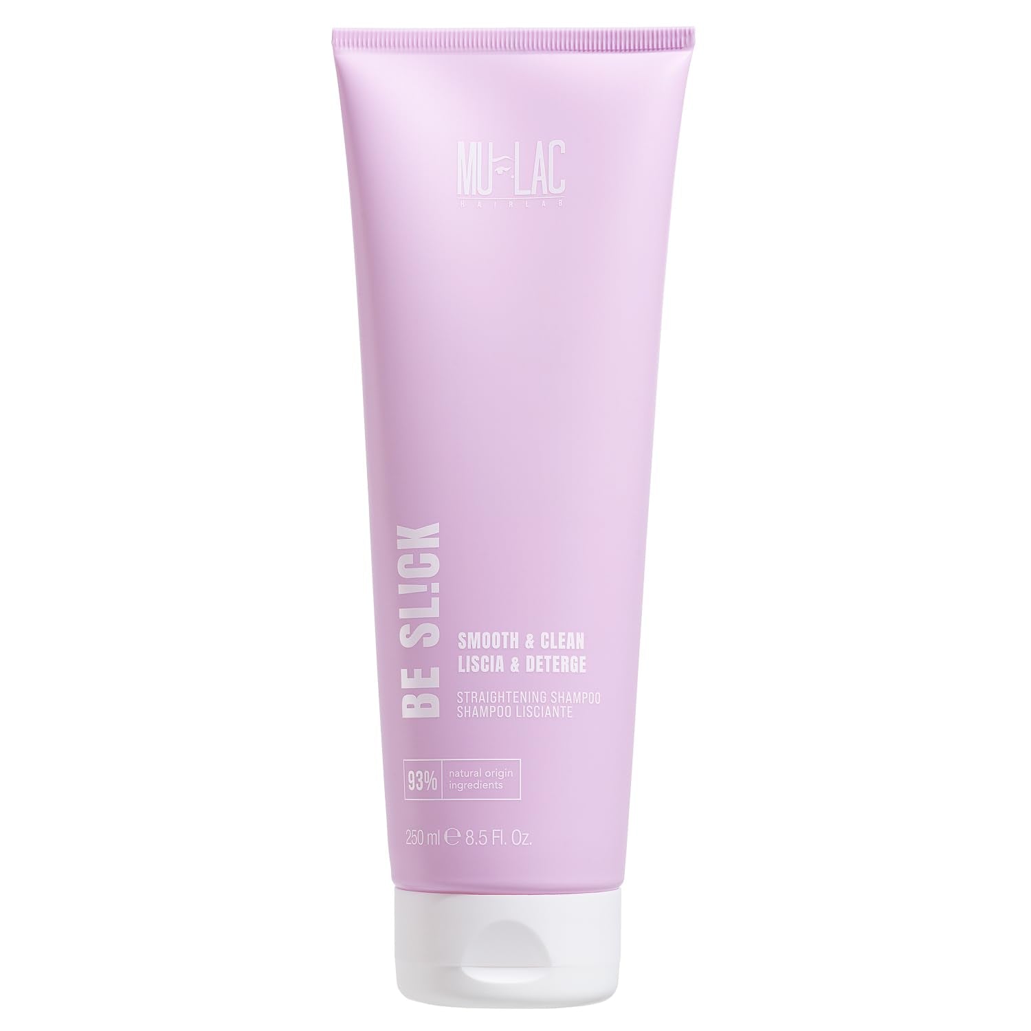 | BE SL!CK Schampo för utjämning och uppmjukning med antifrizz-effekt, med linfrön, 250 ml Barn - Bad och hudvård Naty Shop Standardtitel