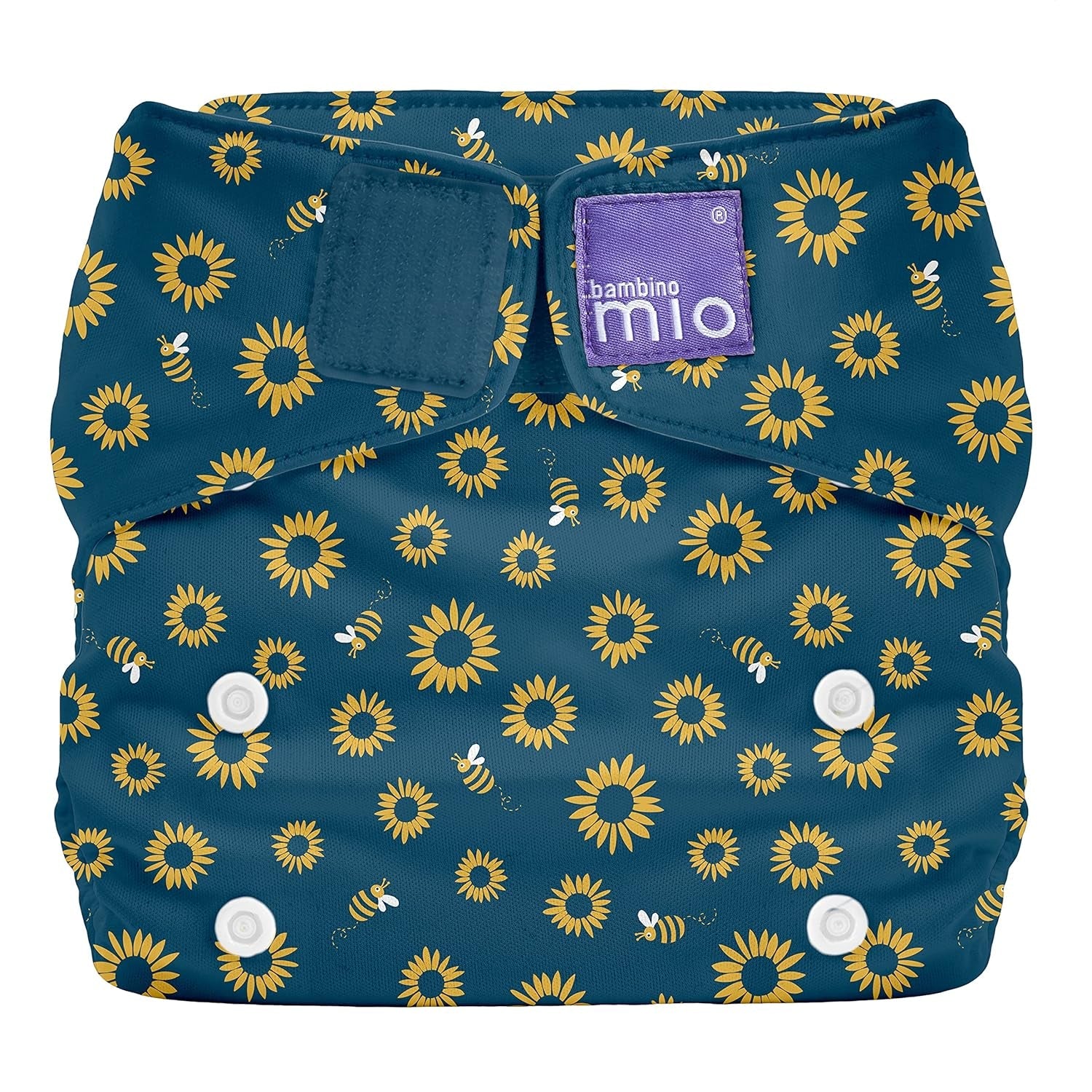 Bambino Mio, tygblöja Miosolo Classic Allt-i-ett, ekologisk blöja utan kemikalier