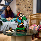 LEGO Super Mario World: Mario & Yoshi Nintendo Samlarset, Pixelfigurer, Modellbygge & Display, Heminredning & Samlarföremål, Modellkit & Present för vuxna fans 71438 Byggset Besuche den LEGO-Store