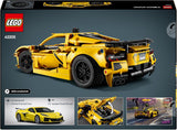 LEGO Technic Chevrolet Corvette Stingray - Samlarbyggeleksak - Leksakssportbil - Bilmodell - Present till 9-åriga pojkar och flickor som älskar leksaksbilar 42205 Byggset Besuche den LEGO-Store