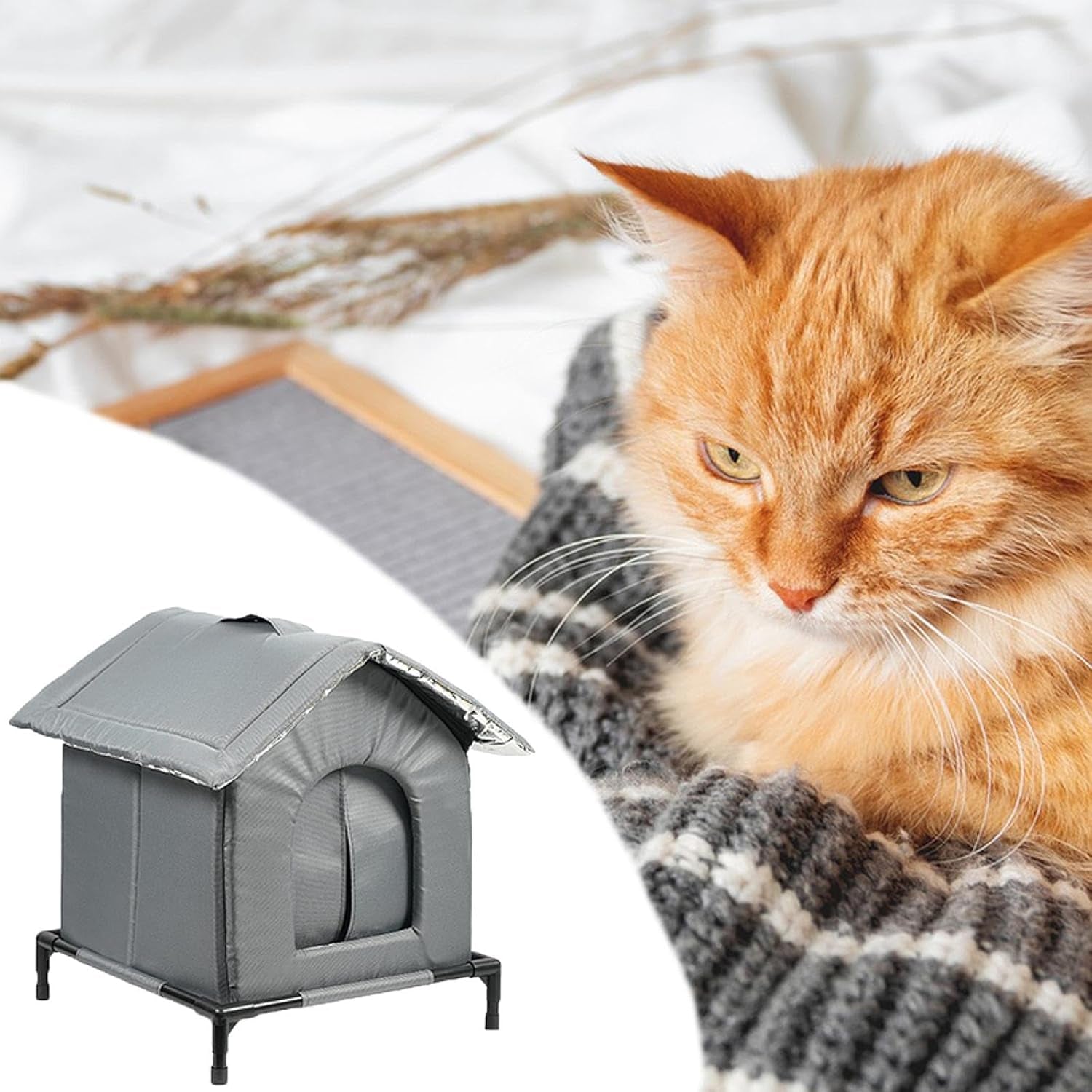 Filtar och möbler, husdjur, grottor och hus, katter, sängar för katter, katter - sängar, madrasser