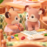 Sylvanian Families 5800 Deer Twins, Animal Figure Playset, Forest Animal Figures, Leksak för åldrarna 3 och uppåt