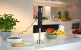 Emerio HB-111446 Stativblandare, TESTSIEGER Preis/Leistung, Gummierter Rutschfester Griff, Edelstahl, Bpa-Frei, Schwarz, 250W Kitchen Naty Shop