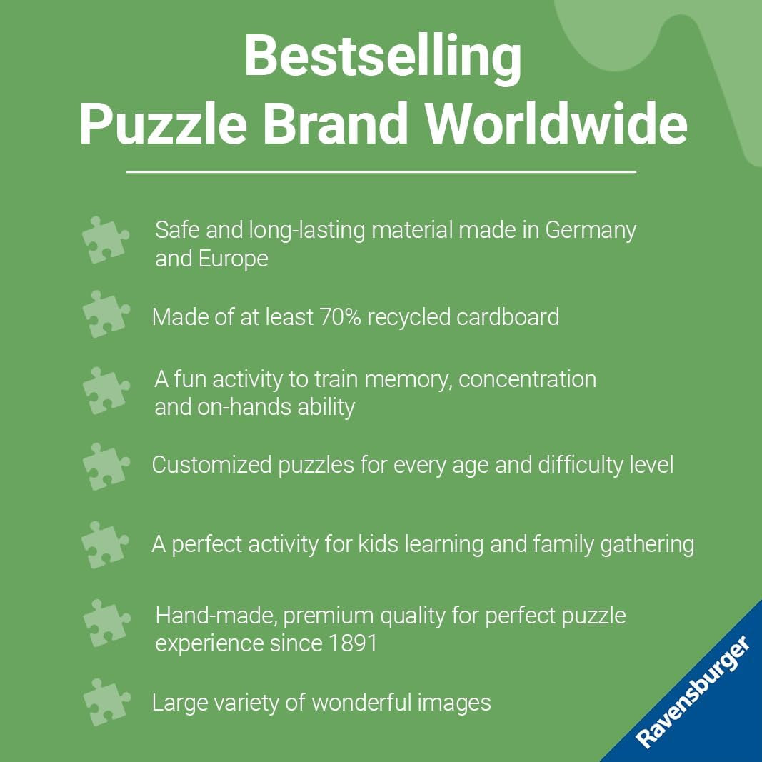 Ravensburger Pussel för barn - 09226 Stora byggfordon - Pussel för barn över 5 år, med 3X49 bitar Puzzle Naty Shop