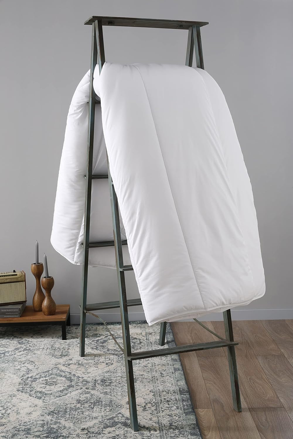 Täcke, Kvalstersäkert, Vit, 240 X 220 Cm, För dubbelsäng, Quilt Niagara, Mjuk och bekväm, Maskintvättbar i 40 °C Täcken och täcken Naty Shop