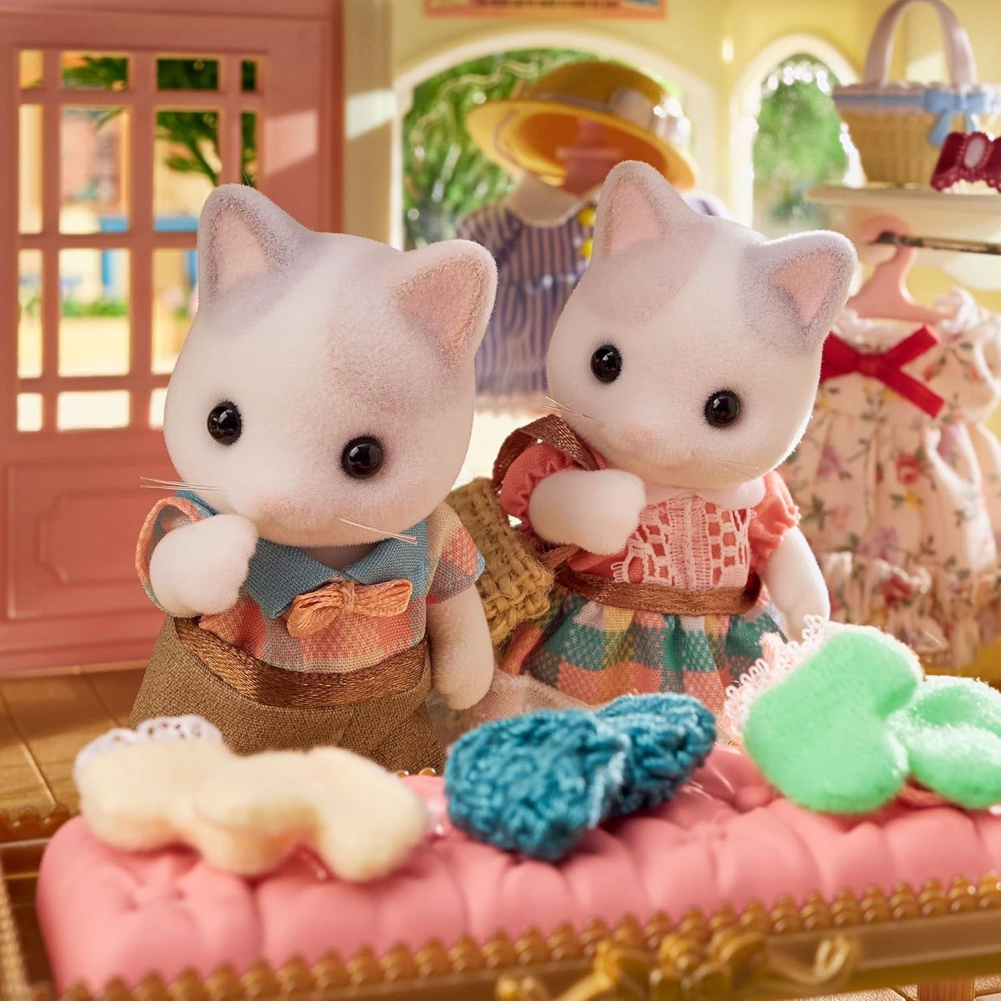 Sylvanian Families - 5738 Milk Cat Family - Dockhusfigurer