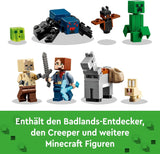 LEGO Minecraft Badlands Mine Videospelsgruvleksaksset för pojkar och flickor i åldrarna 8+ Kul byggstenar Äventyrsset Födelsedagspresent 21263 Byggset Besuche den LEGO-Store