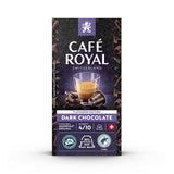 Café Royal Dark Chocolate Flavored 100 Kapseln für Nespresso Kaffee Maschine - 4/10 Intensität - UTZ-zertifiziert, aus Aluminium & Lungo 36 Kapseln für Nespresso Kaffee Maschine - 4/10 Intensität