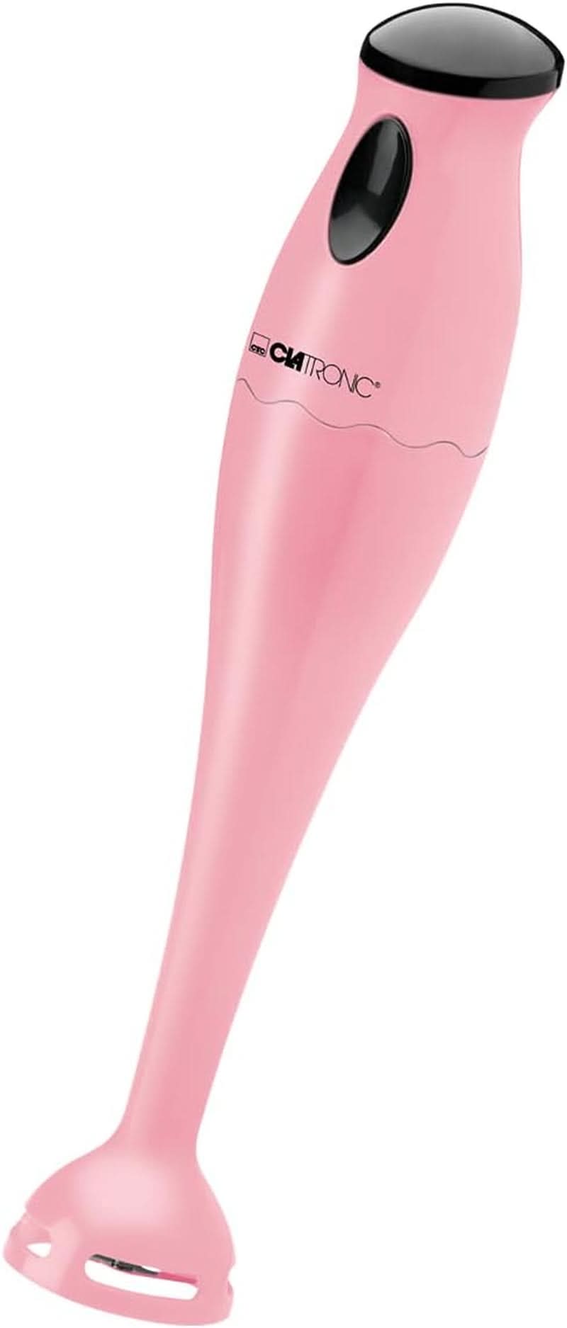 Clatronic Stabmixer/Pürierstab/Blender/Stab-Mixer/Stick/Mixstab SM 3577; Edelstahl-Schlagmesser; Für Smoothie, Kürbispüree, Babybrei, Milchshake; Mit Mixbehälter (500 ml); 180 watt; Rosa Kök Naty Shop Rosa