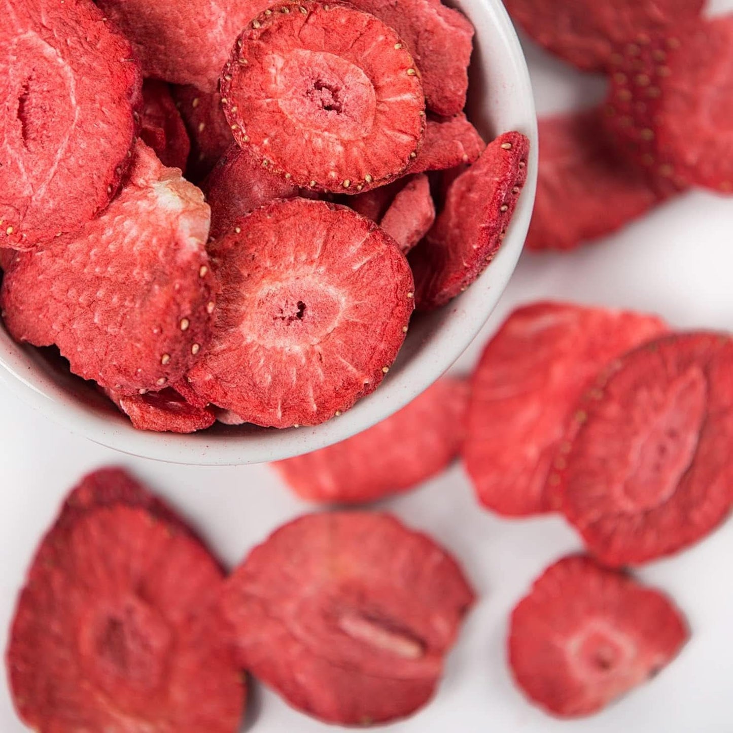 Seba Garden Premium, läckra torkade medelhavsjordgubbar, icke-GMO och veganska Torkade produkter Naty Shop