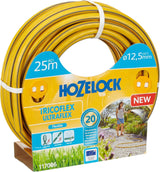 HOZELOCK - Tricoflex Ultraflex slang Ø 12,5 mm (1/2") 20 M: Flexibel trädgårdsslang, väderbeständig, vrid- och böjbeständig, tillverkad av 40 % återvunnen PVC [117002], gul