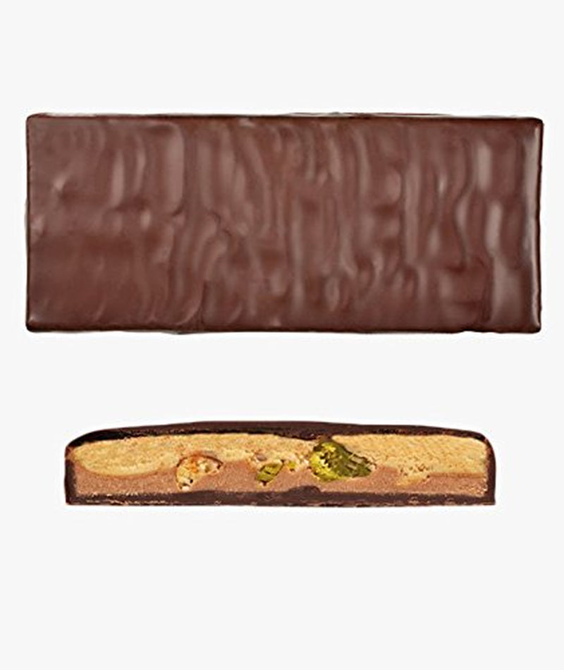Mjölkchoklad och fransk nougat, handgjord (70 g) - Bio