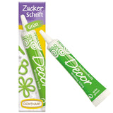 Günthart Backdecor 25 g Socker med bokstäver GULD För alla desserter i gyllene färg Tillverkad av socker för vackra bokstäver och motiv, 1 förpackning (25 g)