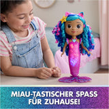 DREAMWORKS GABBY'S DOLLHOUSE – Sing & Shine Meerjungfrau Gabby, 35 cm stor Puppe mit Licht- und Soundeffekten, spricht Deutsch, für Kinder ab 3 Jahren