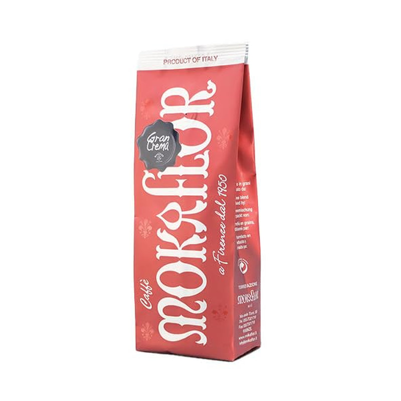 Miscela Gran Crema - Hela kaffebönor, 1000g - Lättrostat kaffe, med fyllig smak, stark arom och krämig konsistens - Idealisk för grädde och hemmabruk