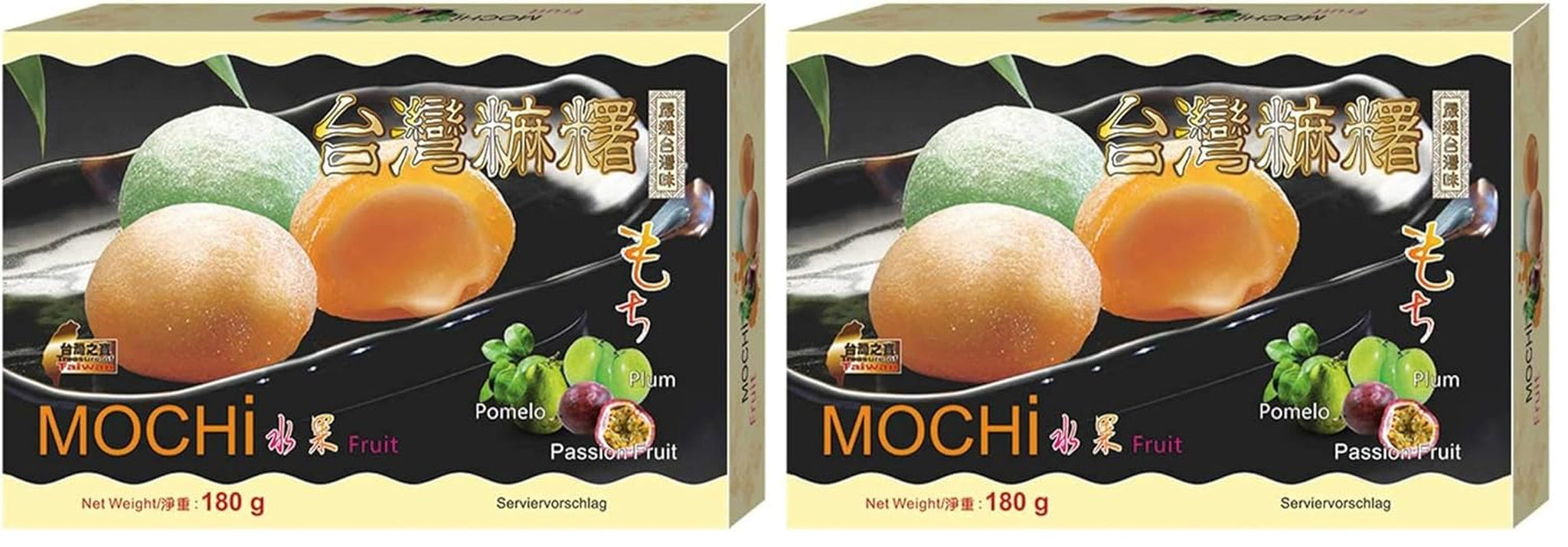 Mochi, fruktmix, 1 x 180 g