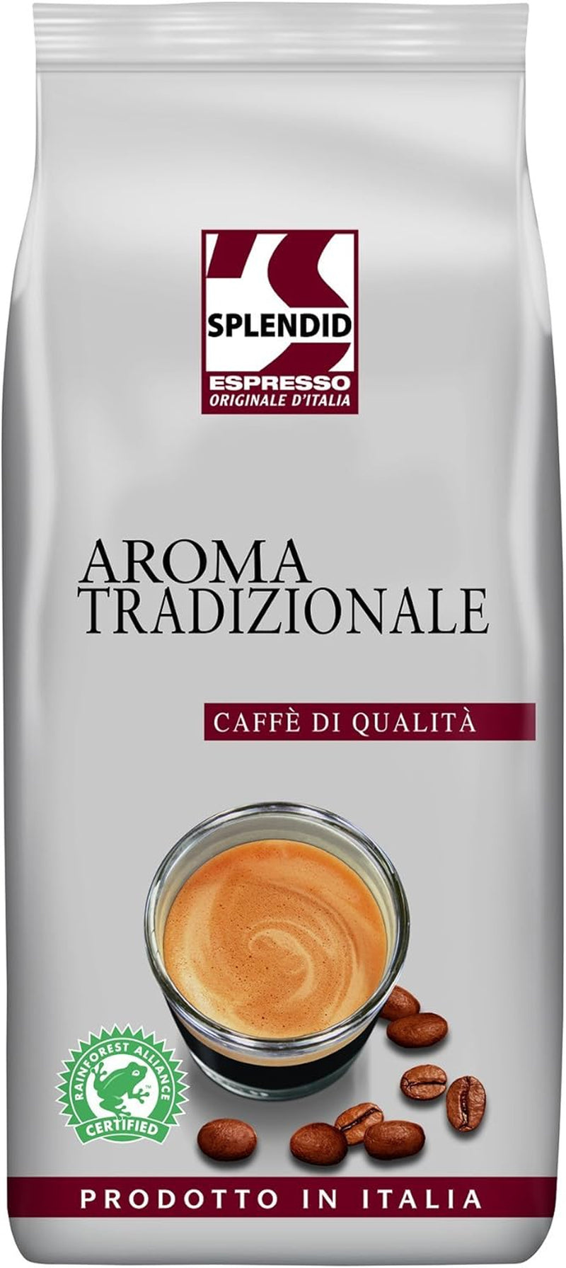 Traditionell Splendid Espresso-smak, 8 x 1000 g = 8,00 kg