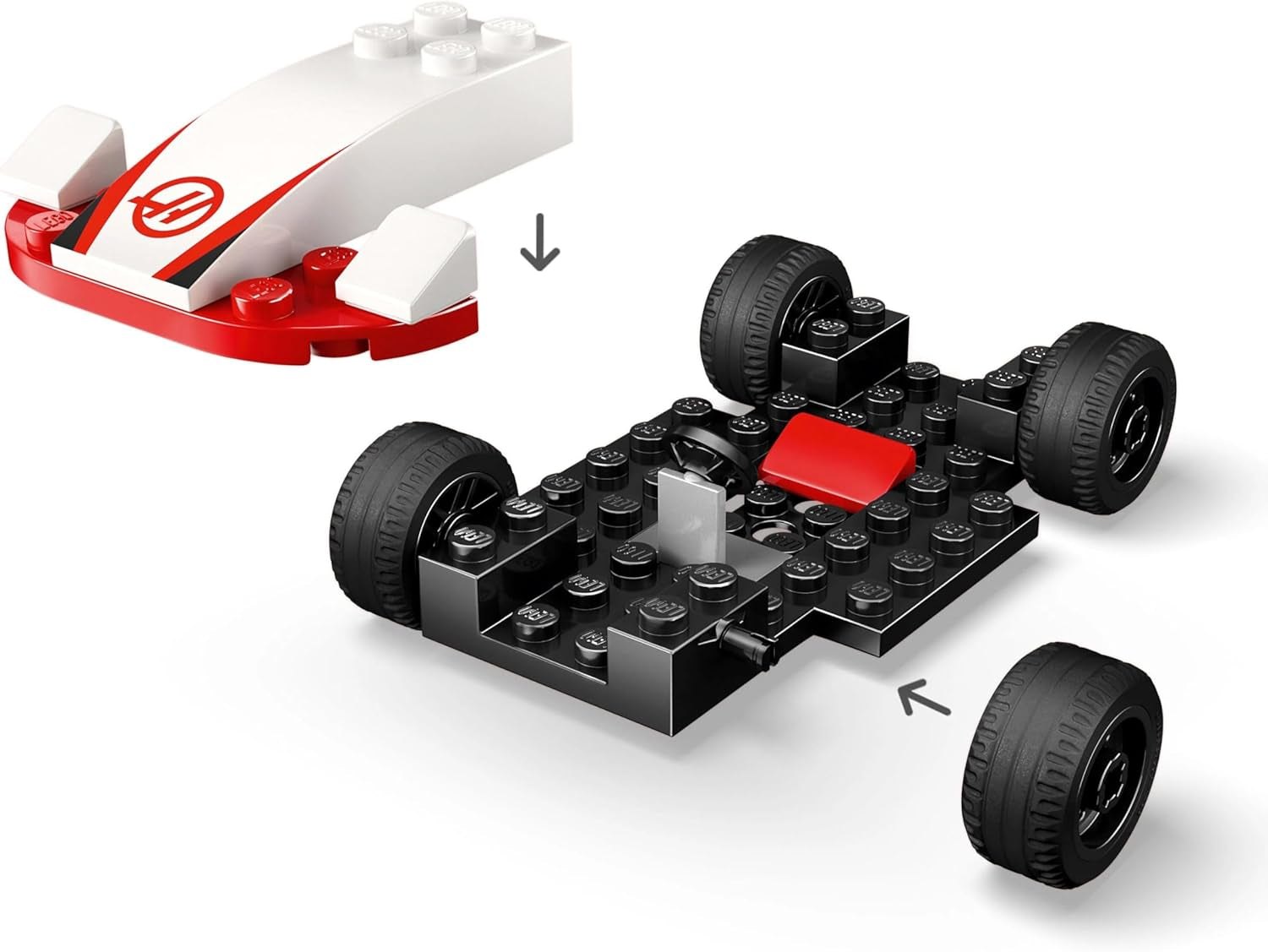LEGO City F1 Williams Racing och Haas F1 Racing Cars - Formel 1-leksak med byggbara bilar och 2 racerförares minifigurer - Små presentidéer för pojkar och flickor från 4 år 60464 Byggset Beuche den LEGO-Store
