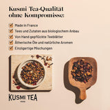 Kusmi Tea - Earl Grey Intense - Ekologiskt Earl Grey svart te med stark bergamott och kryddig citron - löst te - 100g metalllåda - Antal för ca 50 koppar