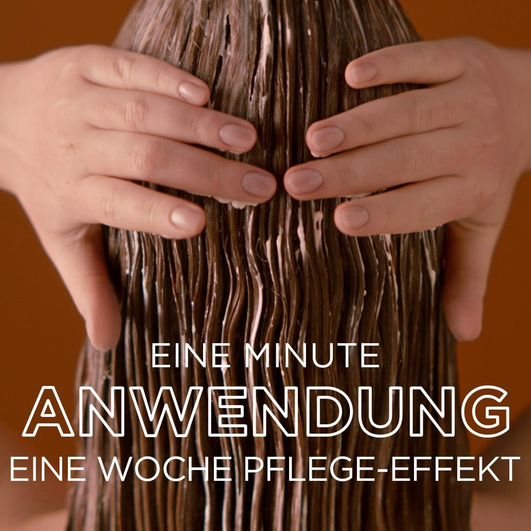 Garnier Color & Care Set: Olia 3.0 Dark Brown Permanent Hair Color + Repairing Hair Treatment (340ml) | Med akaciahonung och bivax för glans och smidighet | Ingen ammoniak Naty Shop hårfärgningsmedel