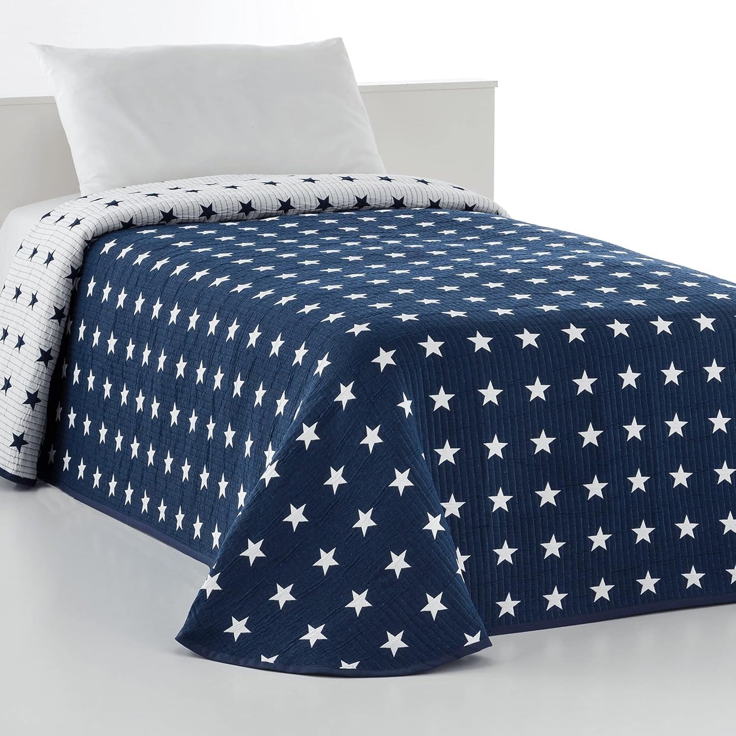 VIALMAN sängöverdrag Sofia 10 king size säng | stjärntäcke | täcke storlek 250 X 270 cm | sängöverdrag & soffkast marinblå Sängar och filtar Besuche den VIALMAN-Store Marinblå Cama 135: 230 Cm X 270 Cm