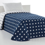 VIALMAN sängöverdrag Sofia 10 king size säng | stjärntäcke | täcke storlek 250 X 270 cm | sängöverdrag & soffkast marinblå Sängar och filtar Besuche den VIALMAN-Store Marinblå Cama 135: 230 Cm X 270 Cm