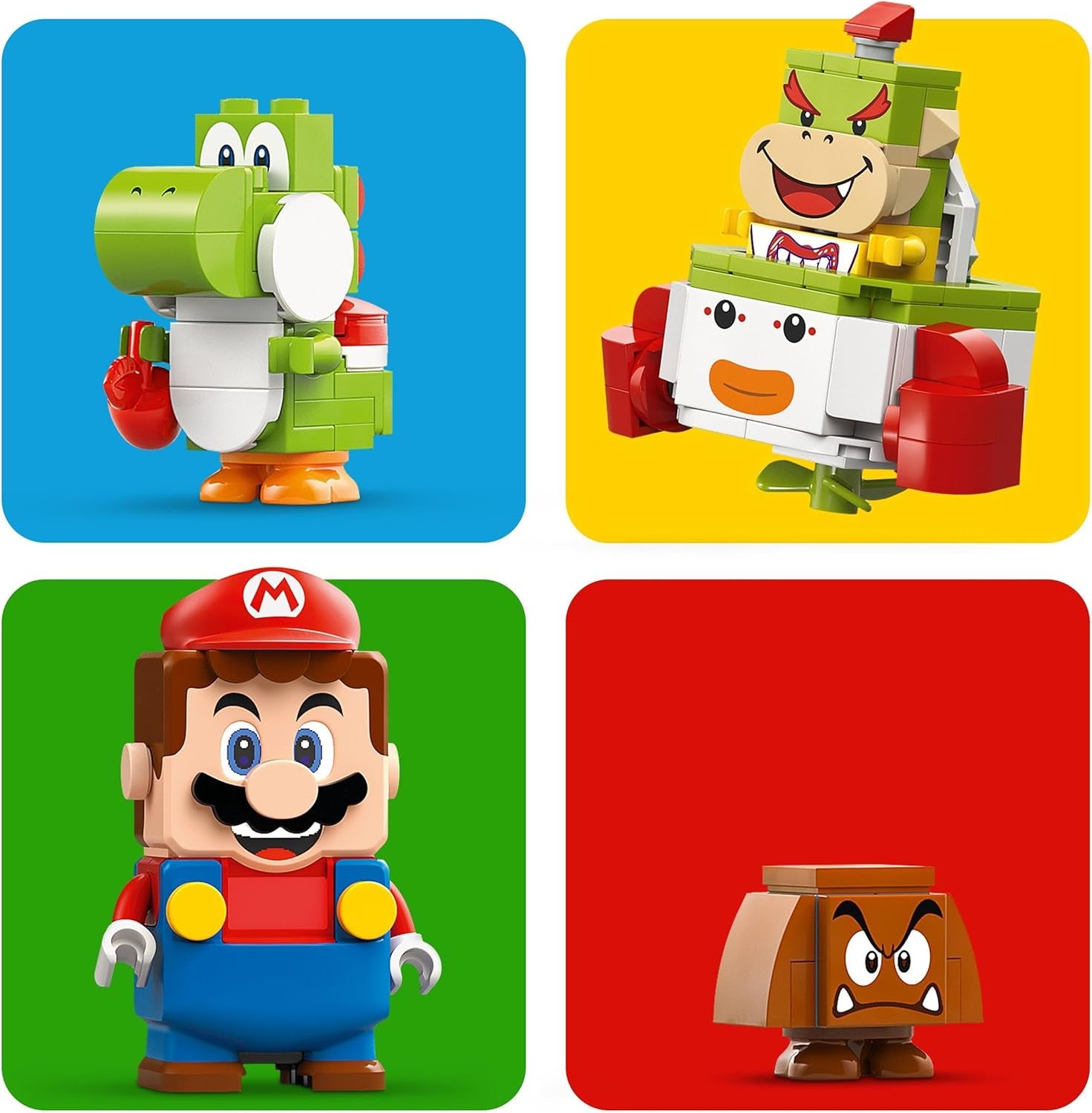 LEGO Super Mario Adventure med interaktiv Mario, Junior Clown Cart Set, Toy Yoshi, Nintendo-present för pojkar, tjejer och spelare från 6 år och uppåt 71439 Byggset Besuche den LEGO-Store