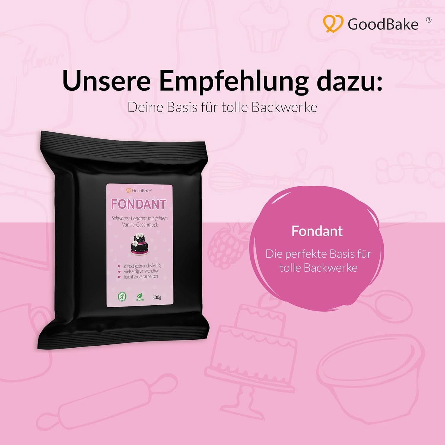 Goodbake Happy Glitter Gold - Ätbart matglitter, 10 gram Glitter Naty Shop