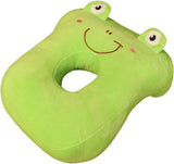 Office Sömnkudde Memory Bomull Söt Öronhål Kudde Mjuk Sömnkudde Side Sleeper Öronkudde för kvinnor Flickor Barn (Kattunge Grå) Cervikala ortopediska kuddar Naty Shop Green Frog
