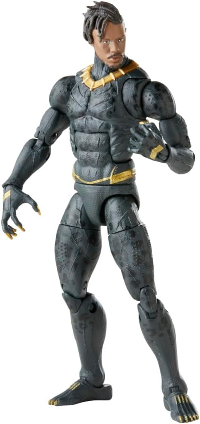 Hasbro Marvel Legends Series Black Panther Legacy Collection Killmonger 15 cm samlarfigur med 5 tillbehör Actionfigurer Naty Shop Standardtitel