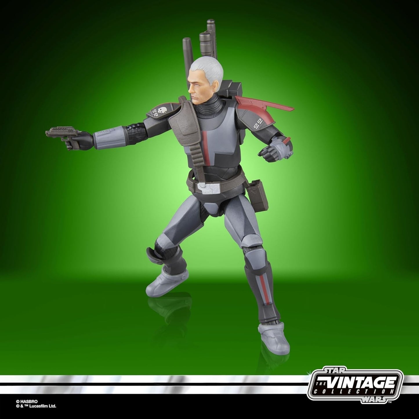 Star Wars Vintage Crosshair Collection, Star Wars: Bad Batch Actionfigur att samla in (9,5 Cm) Actionfigurer Naty Shop