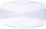 SAHEYER Ortopedisk kudde Nackstöd Kudde Huvudkudde Ergonomisk nackkudde Side Sleeper Kudde 60 X 40 X 13/11cm Memory Foam Kudde för Side Sleeper Rygg Mage Ortopediska livmoderhalskuddar Naty Shop Kuddfodral Vit