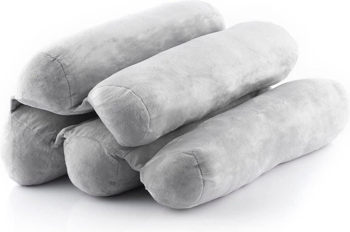 Innovagoods® 5-moduls multifunktionell ergonomisk tubkudde, vikbar, robust och hållbar, sammetsdesign, bomull/Pp-material, idealisk för kontor, hem, distansarbete, bil. Naty Shop standardkuddar Standardtitel