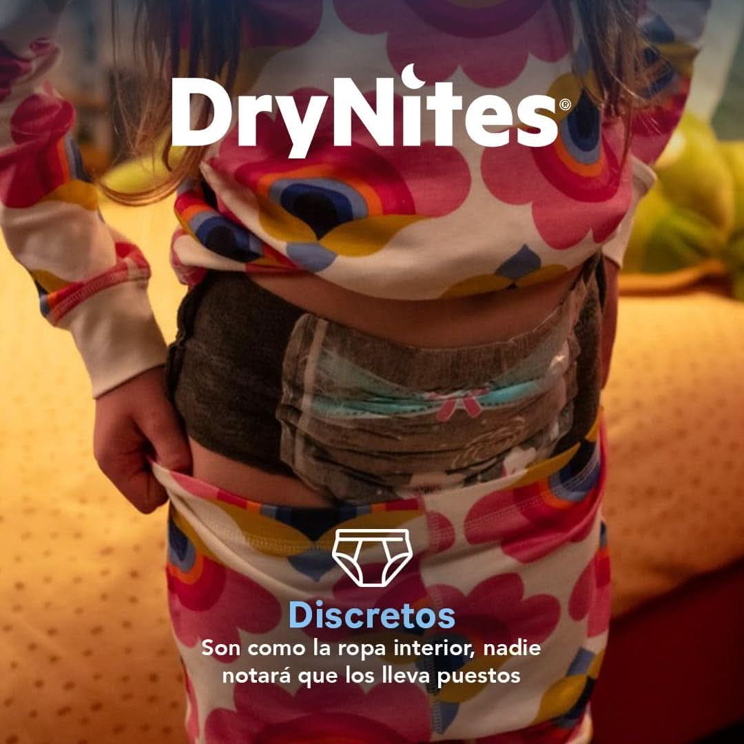 Dry Nites pyjamasbyxor för tjejer 3-5 år, 1 pack (16 st) Naty Shop