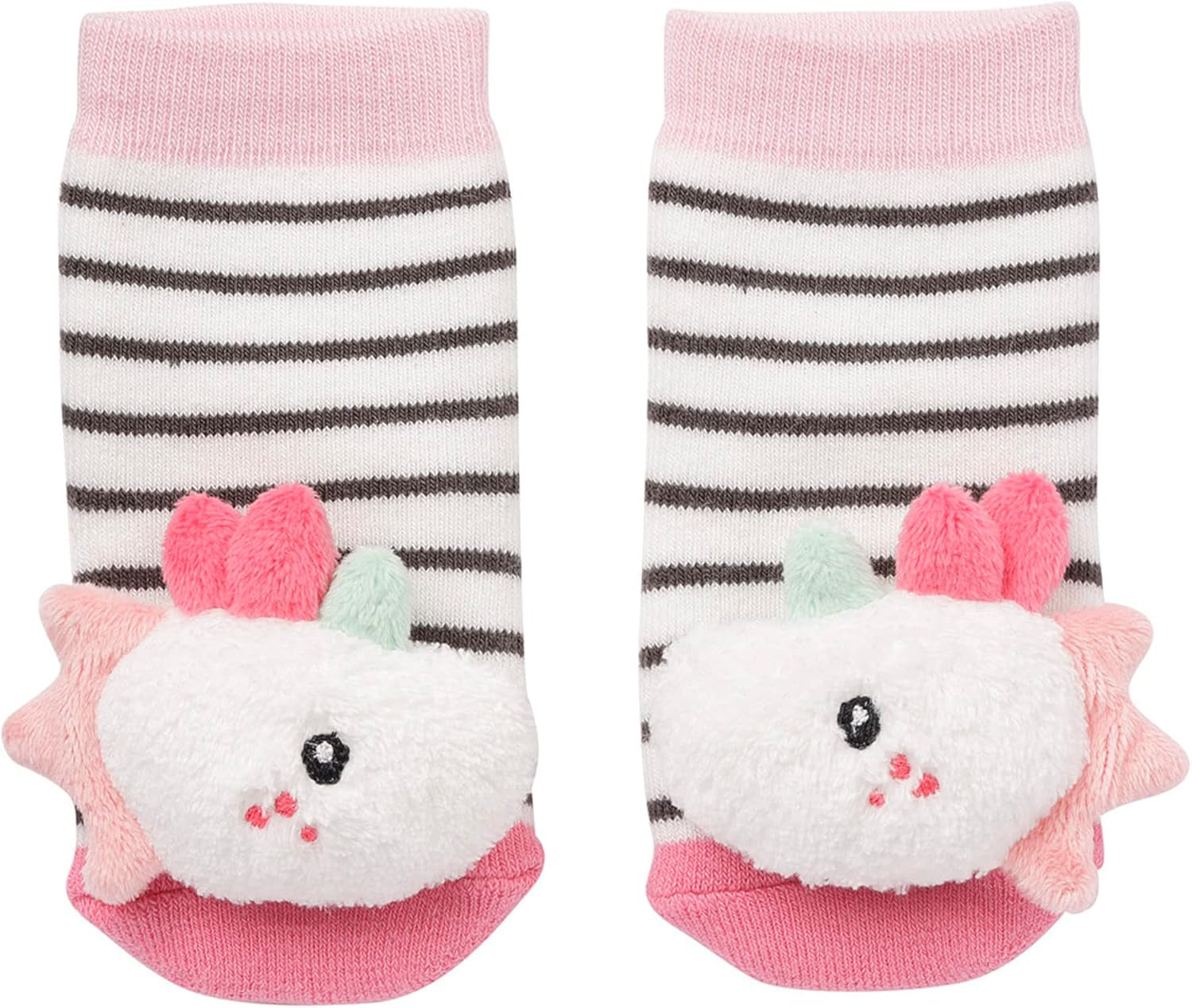 Fehn lekhandskesafari - apa och elefant babyfingerdockor & unicorn baby bell strumpor - babystrumpor med klockfunktion och enhörningshuvud - stimulera motorik och sinnen Bebe Toys Naty Shop